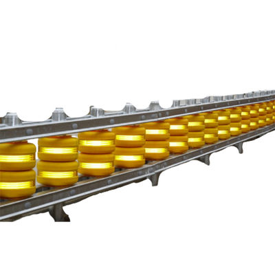 Polvo galvanizado recubrido Construcción segura Barrera de tráfico de carreteras Barrera de choque de seguridad de rodillos