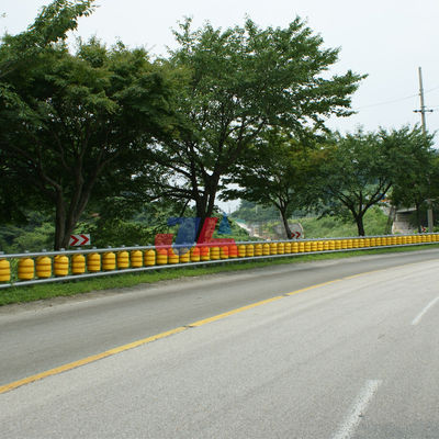 Ahorre volumen de tráfico de carretera barreras de rodillos de barrera de seguridad en diseño personalizado
