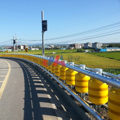 Barrera de tráfico anticorrosión Barrera de seguridad de rodillos Carreteras Barrera de rodillos de carretera