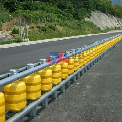 OEM Barrera de seguridad de rodillos de carretera Barrera de protección de rodillos galvanizados calientes Barrera de choque