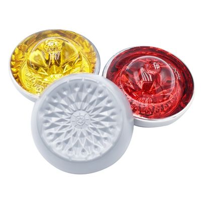 Vidrio de aluminio para carreteras con ojos de gato en seguridad vial con color LED amarillo