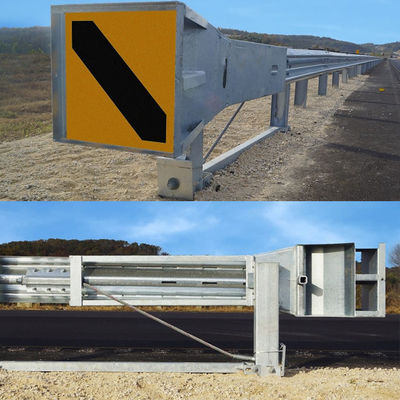 Barrera recta de seguridad vial Galvanizado viga W y viga de tres para barandillas de carretera