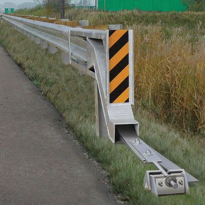 Barrera recta de seguridad vial Galvanizado viga W y viga de tres para barandillas de carretera
