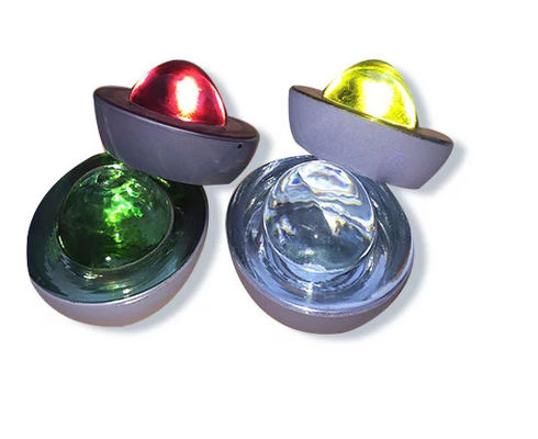 G105 Ojo redondo de gato Solar Road Stud en color LED rojo azul amarillo blanco verde