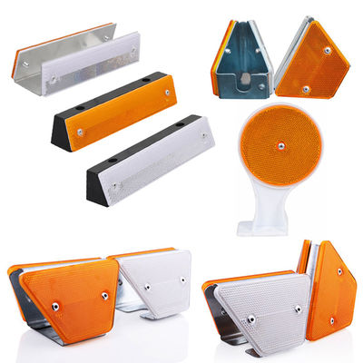 Reflector de barandillas de seguridad vial en PVC de color personalizado para carreteras y seguridad vial