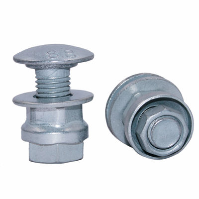 Acero galvanizado de carbono Hex Guardrail pernos de empalme 5/8 &quot;-11X 2&quot; para la carretera antiterrorista