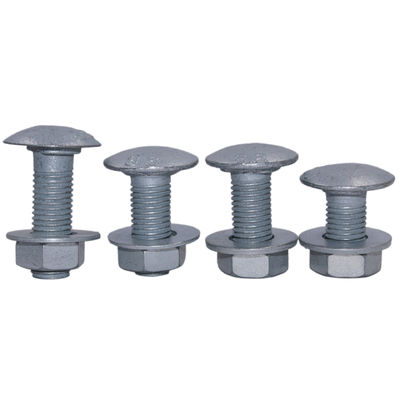 Acero galvanizado de carbono Hex Guardrail pernos de empalme 5/8 &quot;-11X 2&quot; para la carretera antiterrorista