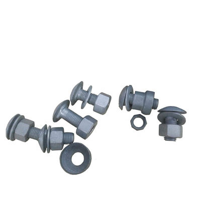 Acero galvanizado de carbono Hex Guardrail pernos de empalme 5/8 &quot;-11X 2&quot; para la carretera antiterrorista