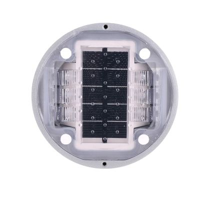 Seguridad vial ojos de gato vidrio solar parpadeantes rodillos para la iluminación de la carretera