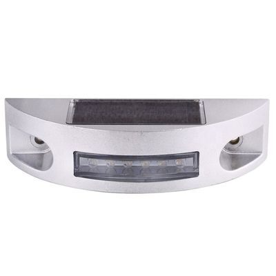 Luz solar de luz intermitente LED blanca de alta visibilidad para la seguridad vial