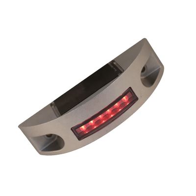 Luz solar de luz intermitente LED blanca de alta visibilidad para la seguridad vial