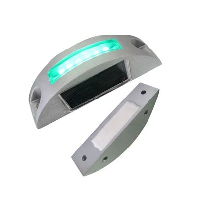 Luz solar de luz intermitente LED blanca de alta visibilidad para la seguridad vial