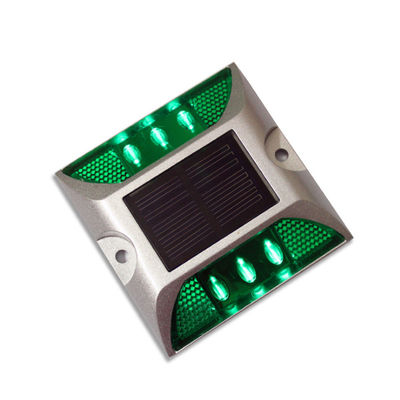 Advertencia Cone de carretera reflejo ojo de gato LED solar rodillo en rojo azul amarillo