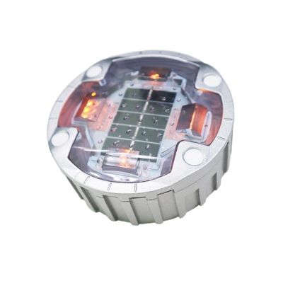 Vidrio reflector de pavimento de aluminio Ojo de gato Rodas con LED azul de alta reflexión