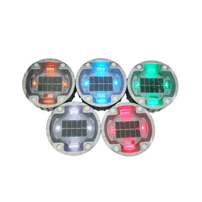 Marcador LED de doble cara reflector ojo de gato solar de la carretera para las normas de seguridad vial