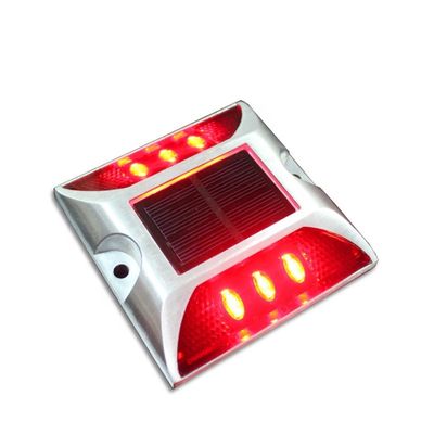 Marcador LED de doble cara reflector ojo de gato solar de la carretera para las normas de seguridad vial