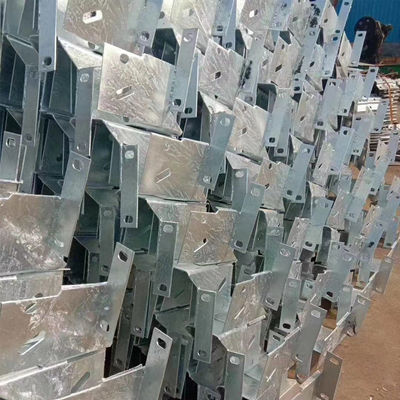 Sistema de barandillas de tres vigas galvanizadas y recubiertas en polvo para la seguridad de las plantas siderúrgicas