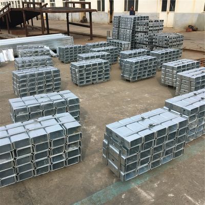 Espaciador galvanizado de barandillas de protección de carreteras de viga W para seguridad vial y recubrimiento en polvo