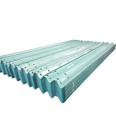 CE/BV/ISO 18001 Certificado W Beam 2 Barrera de protección de acero flexionado para barreras contra choques en carreteras