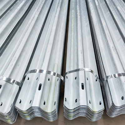 Barrera de choque de seguridad de carreteras galvanizado con recubrimiento de zinc
