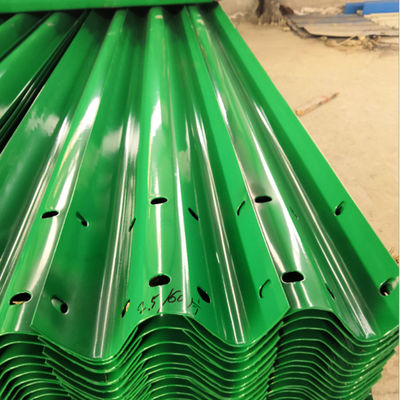 Q235 Acero de color personalizado W Beam Highway Guardrail para protección de seguridad al aire libre