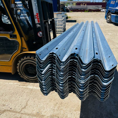 Barrera recta de acero galvanizado en caliente