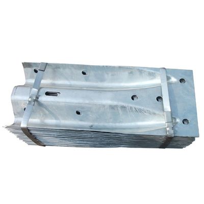 Seguridad vial personalizada Galvanizado W Beam Highway Guardrail Fin para la terminal de carretera