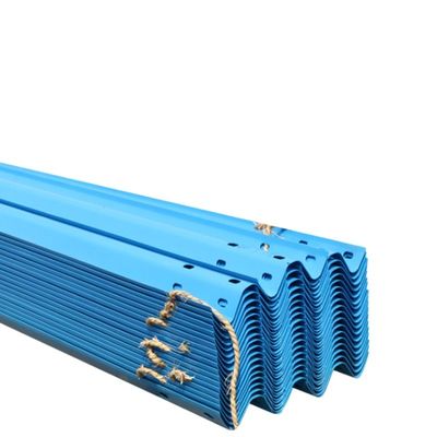 Q235 Q345 Color personalizado de vigas curvas galvanizadas para la seguridad vial