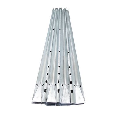 Barrera de tráfico de carreteras Galvanizado W Beam Guardrail con recubrimiento de zinc personalizado