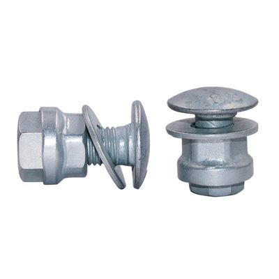 Hex Acero Galvanizado en caliente hex Acero de la autopista barandilla de protección Cerrojo y tuerca y lavadora