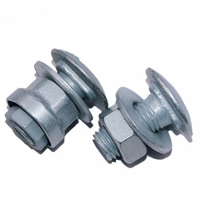 Hex Acero Galvanizado en caliente hex Acero de la autopista barandilla de protección Cerrojo y tuerca y lavadora