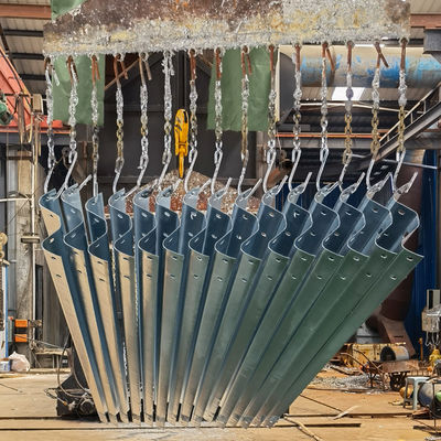 550-600 g/m2 Zinc revestido acero galvanizado de viga W barrera de protección de la carretera para AASHTO M-180
