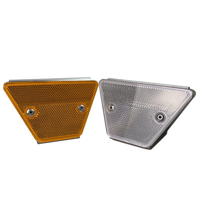 Reflector de luz LED lateral de plástico con color personalizado y galvanizado en caliente