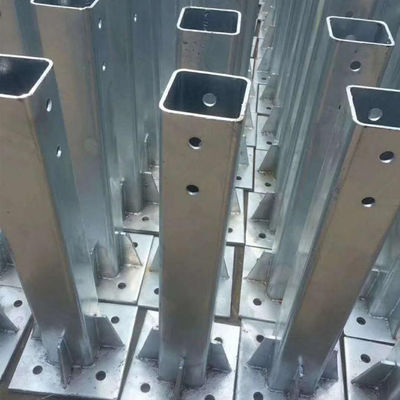 Punto de brida galvanizado en caliente para barrera de parte de barandilla galvanizada en caliente