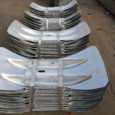 Q235 Q345 Acero galvanizado para carreteras barandilla de protección de cola de pez para proyectos personalizados