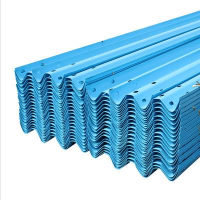 Q235 Q345 Barandillas de vigilancia de vigas galvanizadas onduladas y empapadas en caliente para carreteras fabricadas por Certified