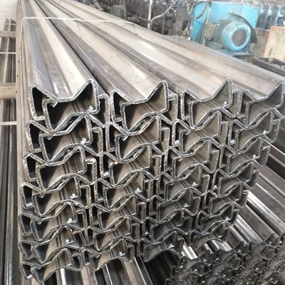 AASHTO M-180 baranda de protección galvanizada de metal en caliente Sigma Post para la construcción de carreteras