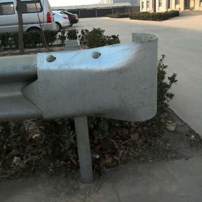 Barrera de colisión de barrera galvanizada de corte de terminal redondo para la seguridad vial