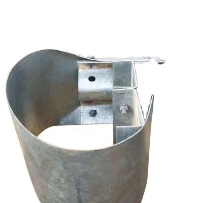 Final de amortiguador galvanizado para la seguridad del tráfico en acero inoxidable para barandillas de carretera