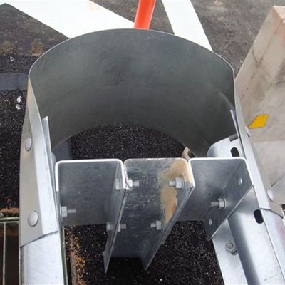 Terminal de protección de barrera de acero inoxidable para la barrera de tráfico en la carretera competitiva