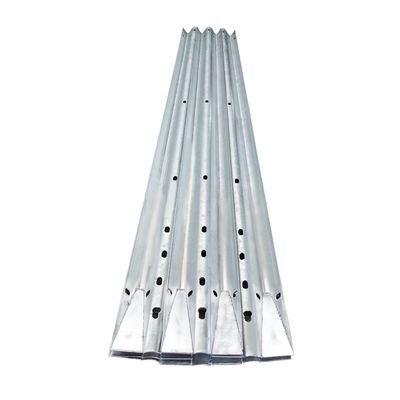 Acero inoxidable galvanizado en caliente con viga W 2 barandillas de protección de flexión Seguridad vial