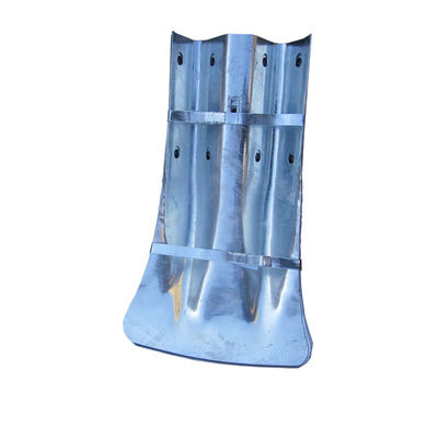 Encasado en caliente galvanizado AASHTO M180 Standard Steel Guardrail Fishtail End para la seguridad vial