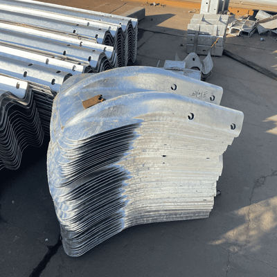 ISO9001 2008 Certificado de acero inoxidable baranda de protección galvanizada con extremo de cola de pez