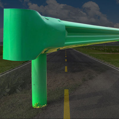Barrera de protección de carreteras galvanizadas AASHTO Standard Round End con material de acero inoxidable