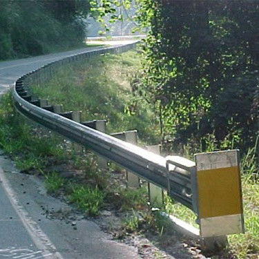 Carretera de protección curva curva de acero galvanizado Barrera de carretera para la seguridad del tráfico