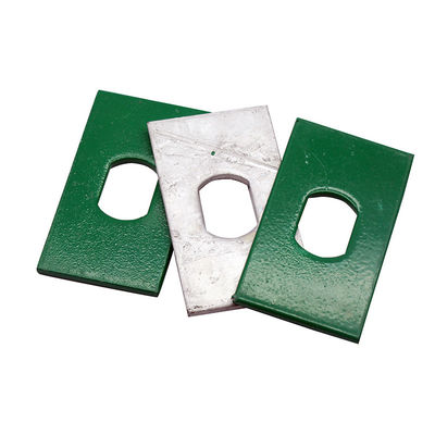 Accesorios de barandillas galvanizadas Cerrojo y tuerca para la barrera de tráfico antiterrorista