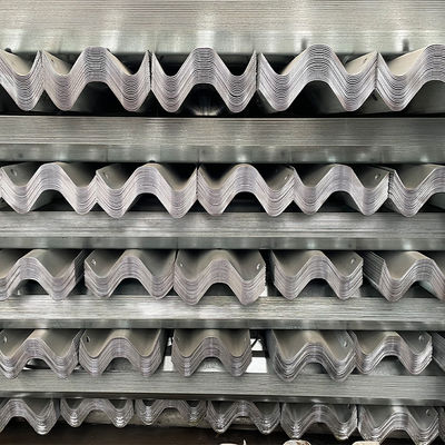 Barandillas de acero galvanizadas de doble vigas con recubrimiento de zinc 550-600 g/m2