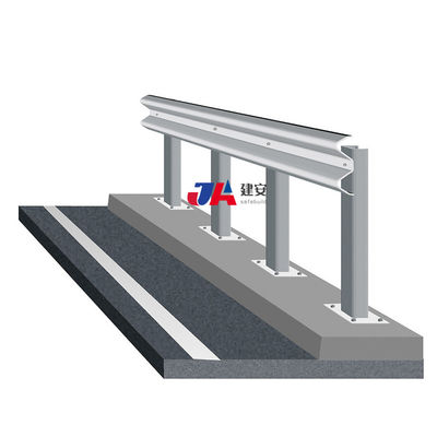 Q235 Q345 Fabricación de barandillas galvanizadas de acero para carreteras y para seguridad al aire libre