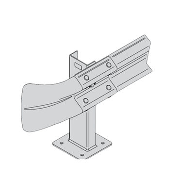 Estándar de seguridad al aire libre AASHTO M-180 Hot DIP Galvanized Highway Guardrail Exportado a Chile