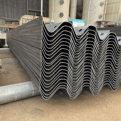 Barrera de choque de barrera de protección de viga W galvanizada en caliente para la seguridad del tráfico en las carreteras